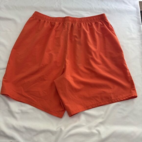 GymShark 7” Men's Arrival Shorts Orange Athletic Size XL Sweat Wicking Pockets - Picture 7 of 7